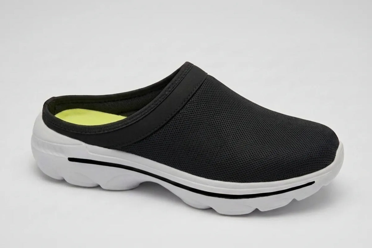 Men Black Athletic Clog
