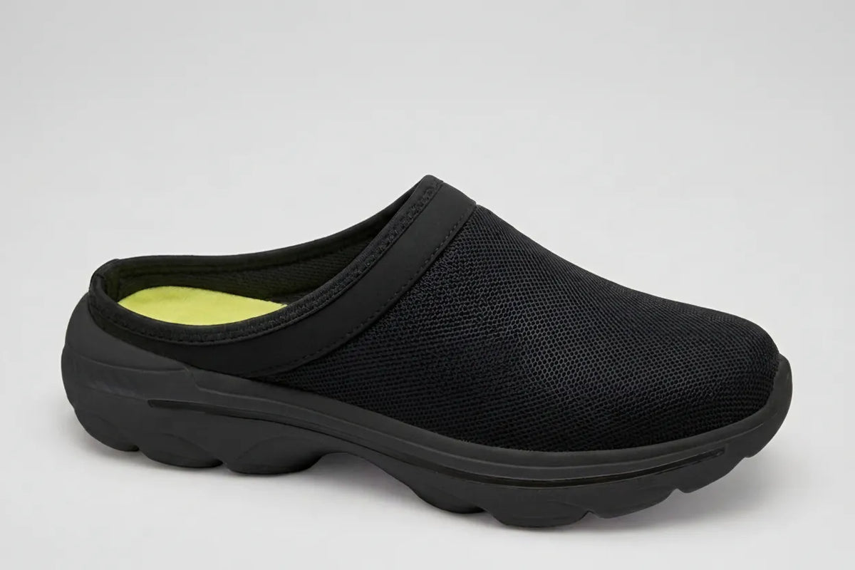 Men All Black Athletic Clog