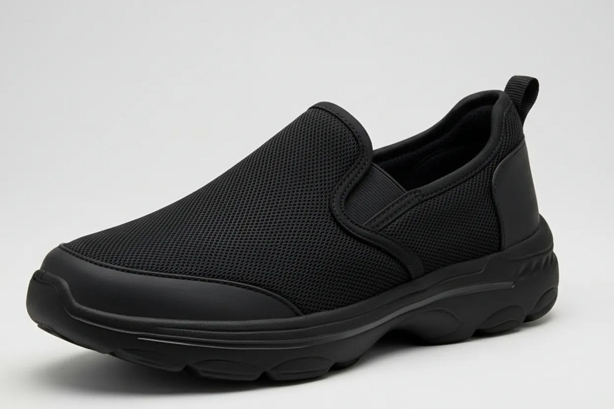 Women All Black Comfort Slip-On Sneaker vol.1