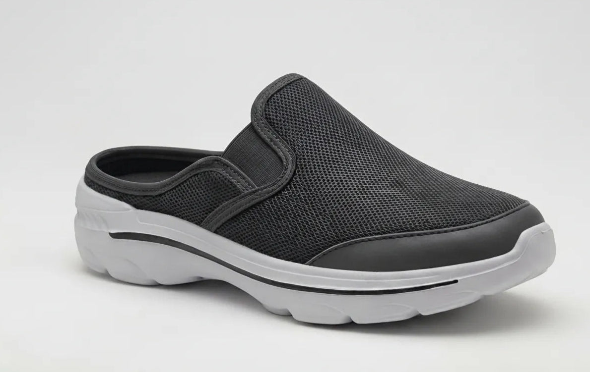 Men Gray Active Easy-Slide