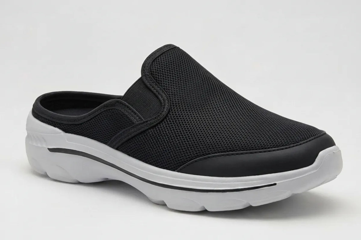 Women Black Active Easy-Slide