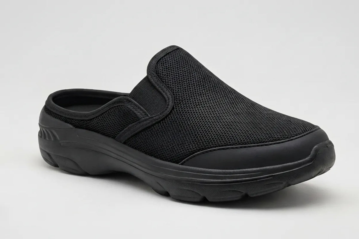 Men All Black Active Easy-Slide