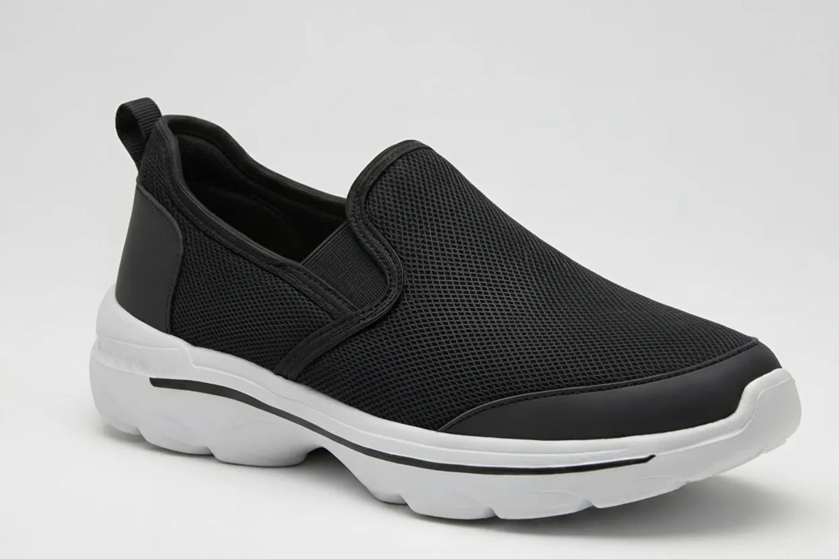 Men Black Comfort Slip-On Sneaker vol.1